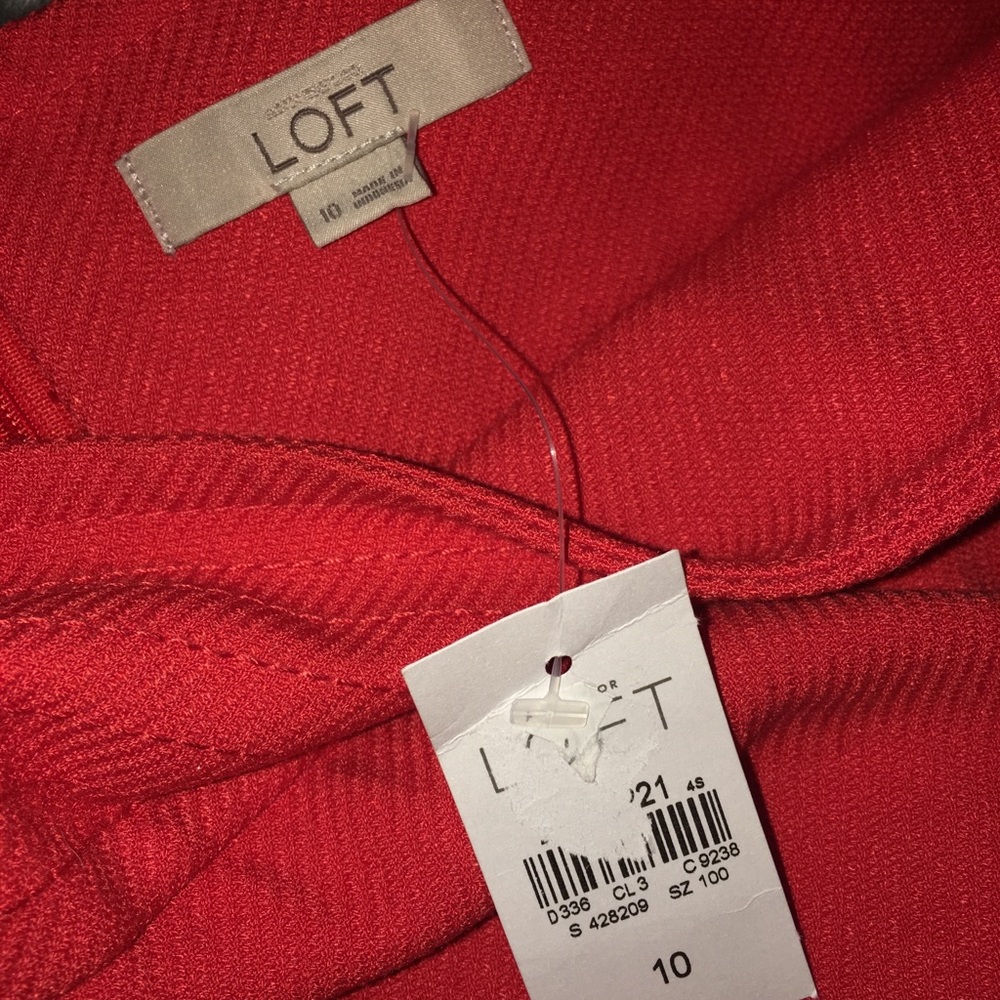 Red Pencil Skirt - Picture 2 of 5
